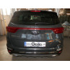 K046A GALIA Полностью оцинкованный фаркоп на Kia Sportage IV рестайл 2018-2022, в т.ч. GT Line. Тип шара: A. Установка без выреза бампера. Нагрузки: 2200/100 кг, масса фаркопа 16,52 кг