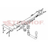 L-103 STEINHOF Фаркоп на Land Rover Freelander II 2006-2015. Требуется подрезка бампера. Тип шара: AV (вертикальное быстросъемное крепление шара на ключе). Нагрузки: 2300/150 кг, масса фаркопа 20,65 кг (без электрики в комплекте)
