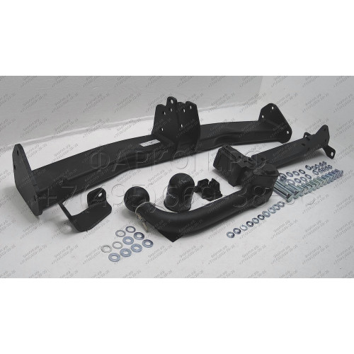 L-103 STEINHOF Фаркоп на Land Rover Freelander II 2006-2015. Требуется подрезка бампера. Тип шара: AV (вертикальное быстросъемное крепление шара на ключе). Нагрузки: 2300/150 кг, масса фаркопа 20,65 кг (без электрики в комплекте)
