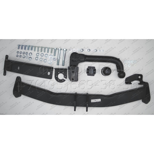 L-103 STEINHOF Фаркоп на Land Rover Freelander II 2006-2015. Требуется подрезка бампера. Тип шара: AV (вертикальное быстросъемное крепление шара на ключе). Нагрузки: 2300/150 кг, масса фаркопа 20,65 кг (без электрики в комплекте)