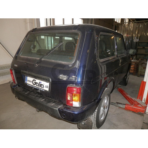 L022A GALIA Полностью оцинкованный фаркоп на Лада Нива Легенд Урбан 2020-, Lada Niva Urban (Лада 4x4 Нива Урбан) 2014-2020, Lada 4x4 Bronto 2015-2020, Lada Niva Legend Bronto 2020-. Тип шара: A. Без выреза бампера. Нагрузки: 1900/80 кг, масса фаркопа 15,2