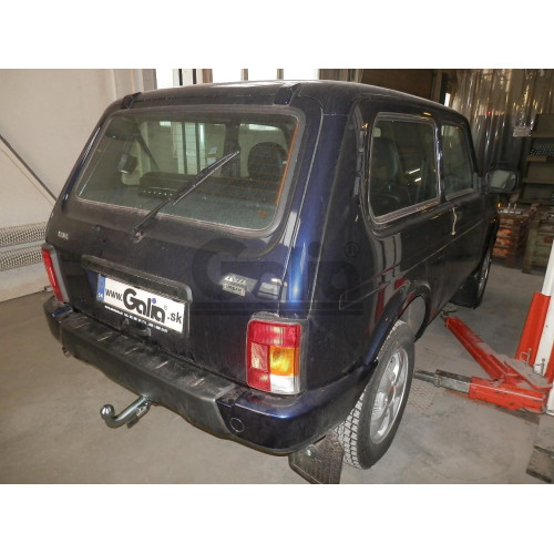 L022A GALIA Полностью оцинкованный фаркоп на Лада Нива Легенд Урбан 2020-, Lada Niva Urban (Лада 4x4 Нива Урбан) 2014-2020, Lada 4x4 Bronto 2015-2020, Lada Niva Legend Bronto 2020-. Тип шара: A. Без выреза бампера. Нагрузки: 1900/80 кг, масса фаркопа 15,2