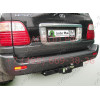 L104-FC Лидер-плюс ТСУ для Toyota Land Cruiser 100 1998-2008, Lexus LX470 1998-2007 без снятия и выреза бампера. Тип шара: FC. Нагрузки: 1200/50 кг, масса фаркопа 17,28 кг (без электрики в комплекте)