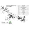 L301-A Лидер-плюс ТСУ для Lifan Solano 2008-2021, Lifan 620 седан 2010-2021. Требуется подрезка бампера. Нагрузки: 1000/50 кг, масса фаркопа 15,16 кг (без электрики в комплекте)