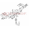 M-051 STEINHOF Фаркоп на Ford Maverick 2004-2007, Mazda Tribute 2004-2007. Требуется подрезка бампера. Тип шара: AV (вертикальное быстросъемное крепление шара на ключе). Нагрузки: 2000/80 кг, масса фаркопа 23,1 кг (без электрики в комплекте)