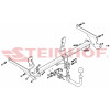 M-053 STEINHOF Фаркоп на Mazda 3 седан 2013-2019 без подрезки бампера. Тип шара: AV (вертикальное быстросъемное крепление шара на ключе). Нагрузки: 1800/90 кг, масса фаркопа 24,09 кг (без электрики в комплекте)
