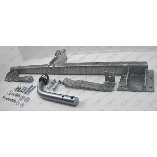 M016A GALIA Полностью оцинкованный фаркоп на Mazda 626 GF седан 1997-2002. Тип шара: A. Без выреза бампера. Нагрузки: 1800/75 кг, масса фаркопа 17,75 кг