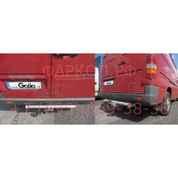 M034C GALIA Полностью оцинкованный фаркоп на Mercedes Sprinter Classic 2013-2020, Mercedes Sprinter 1995-2006, Volkswagen LT 1995-2006. Особенности: Колесная база 3550 (средняя база) и 4025 (