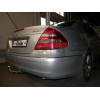 M104A GALIA Полностью оцинкованный фаркоп на Mercedes E-Class w211 седан 2002-2009. Подрозетник убирается за бампер. Тип шара: A. Без выреза бампера. Нагрузки: 2200/90 кг, масса фаркопа 18,02 кг