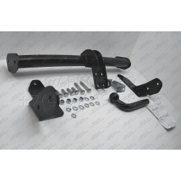 M106-A Лидер-плюс ТСУ для Mitsubishi Outlander 2003-2007, Mitsubishi Airtrek 2003-2007 без снятия и выреза бампера. Нагрузки: 1500/75 кг, масса фаркопа 14,12 кг (без электрики в к