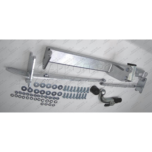 M125C GALIA Полностью оцинкованный фаркоп на Mercedes C-Class w204 седан 2007-2014 / s204 универсал 2007-2014, не подходит для AMG, не подходит на широкий бампер. Подрозетник убирается за бампер. Тип шара: C (горизонтальный съемный). Без выреза бампера. Н