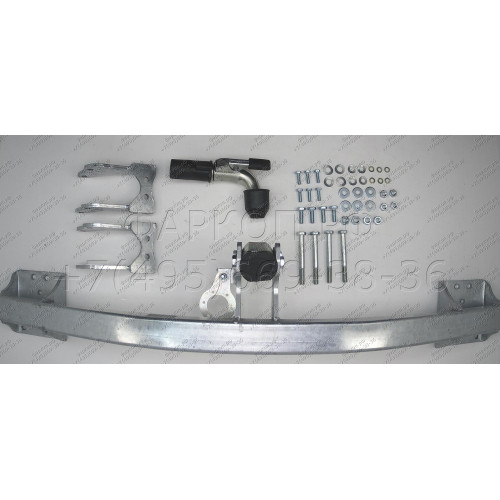 M126C GALIA Полностью оцинкованный фаркоп на Mitsubishi Outlander 2012-2019, 2019-2022. Подрозетник убирается за бампер. Тип шара: C (горизонтальный съемный). Подрезка бампера. Нагрузки: 2000/100 кг, масса фаркопа 22,77 кг