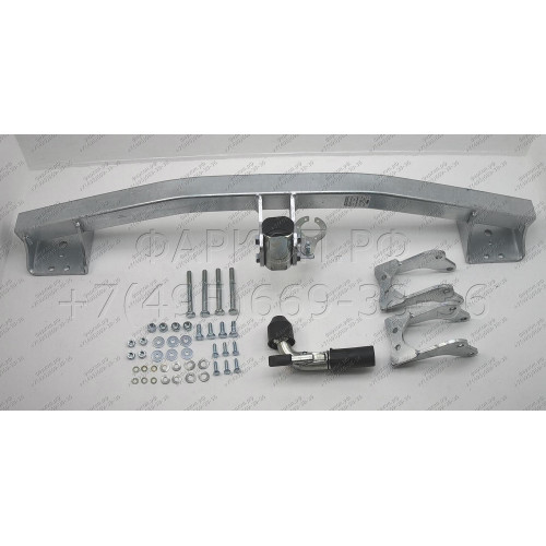 M126C GALIA Полностью оцинкованный фаркоп на Mitsubishi Outlander 2012-2019, 2019-2022. Подрозетник убирается за бампер. Тип шара: C (горизонтальный съемный). Подрезка бампера. Нагрузки: 2000/100 кг, масса фаркопа 22,77 кг