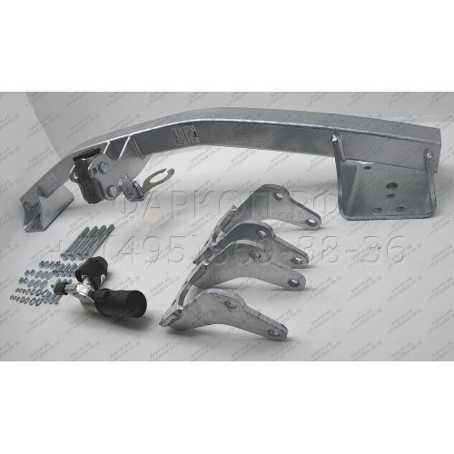 M126C GALIA Полностью оцинкованный фаркоп на Mitsubishi Outlander 2012-2019, 2019-2022. Подрозетник убирается за бампер. Тип шара: C (горизонтальный съемный). Подрезка бампера. Нагрузки: 2000/100 кг, масса фаркопа 22,77 кг