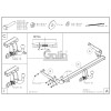 M132A GALIA Полностью оцинкованный фаркоп на Mazda 3 хетчбек 2014-2019. Тип шара: A. Невидимый вырез бампера. Нагрузки: 1800/90 кг, масса фаркопа 15,82 кг
