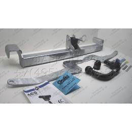 M149V GALIA Полностью оцинкованный фаркоп на Mazda CX-60 2022-, Mazda CX-80 2024-. Подрозетник убирается за бампер. Тип шара: AV (вертикальное быстросъемное креп