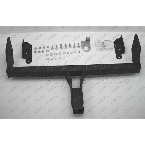 MI 30 AVTOS Фаркоп на Mitsubishi Pajero III, IV 2000-2007, 2007-2020 без выреза в бампере. Тип шара: E. Нагрузки: 1800/100 кг, масса фаркопа 20,5 кг (без электрики в комплекте)