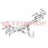 N-097 STEINHOF Фаркоп на Nissan Qashqai J11, в т.ч. Qashqai+2 2WD/4WD, кроме версии с AdBlue 2014-2018 без подрезки бампера. Тип шара: AV (вертикальное быстросъемное крепление шара на ключе). Нагрузки: 1800/100 кг, масса фаркопа 19,66 кг (без электрики в 