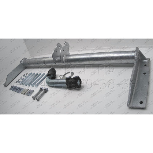 N011A GALIA Полностью оцинкованный фаркоп на Nissan Patrol GR Y61 1997-2010. Тип шара: A. Установка без снятия и выреза бампера. Нагрузки: 3500/140 кг, масса фаркопа 22,25 кг