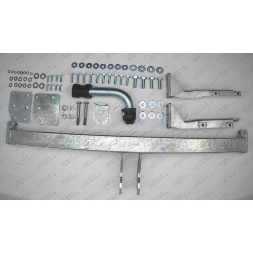 N050A GALIA Полностью оцинкованный фаркоп на Nissan X-Trail T31 2007-2014, исключая авто с парктроником. Тип шара: A. Подрезка бампера. Нагрузки: 2200/100 кг, масса фаркопа 18,02 кг