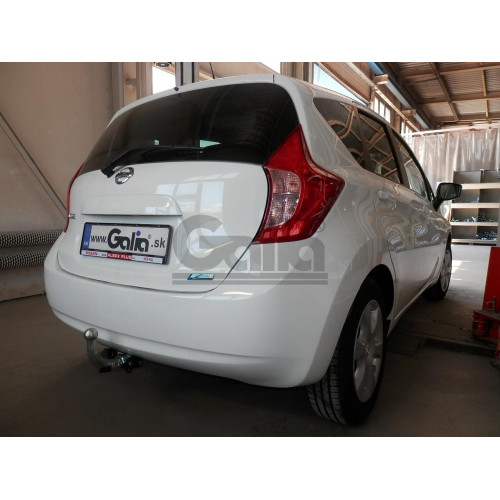 N057A GALIA Полностью оцинкованный фаркоп на Nissan Note 2013-2020. Тип шара: A. Невидимый вырез бампера. Нагрузки: 1000/50 кг, масса фаркопа 13,02 кг