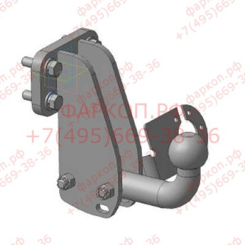 NS 20 AVTOS Фаркоп на Nissan Patrol Y61 1997-2010 без подрезки бампера. Тип шара: A. Нагрузки: 1500/75 кг, масса фаркопа 6,5 кг (без электрики в комплекте)