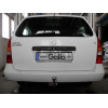 O009C GALIA Полностью оцинкованный фаркоп на Opel Astra G универсал 1998-2004. Тип шара: C (горизонтальный съемный). Установка без снятия и выреза бампера. Нагрузки: 1500/75 кг, масса фаркопа 18,17 кг