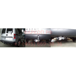 O037C GALIA Полностью оцинкованный фаркоп на Opel Combo 2004-2012. Подрозетник убирается за бампер. Тип шара: C (горизонтальный съемный). Невидимый вырез б