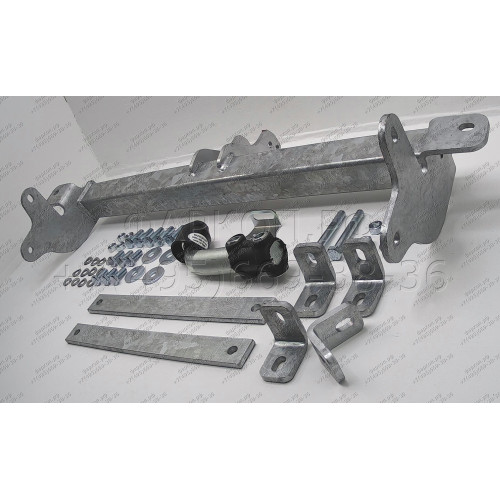 O060A GALIA Полностью оцинкованный фаркоп на Renault Master 2010-, Opel Movano B 2010-2021, Nissan NV400 2011-2021, Nissan Interstar 2022- фургон без ступеньки, передний привод, кроме двухскатных авто. Тип шара: A. Установка без снятия и выреза бампера. Н