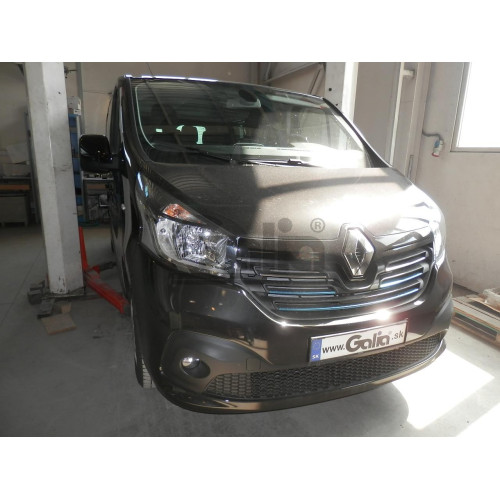 O066A GALIA Полностью оцинкованный фаркоп на Renault Trafic 2014-, Opel Vivaro 2014-2018, FIAT Talento 2016-2020, Nissan NV300 L1,L2 2016-. Тип шара: A. Установка без снятия и выреза бампера. Нагрузки: 2500/120 кг, масса фаркопа 19,42 кг