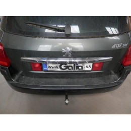P034C GALIA Полностью оцинкованный фаркоп на Peugeot 407 универсал 2004-2008. Тип шара: C (горизонтальный съемный). Без выреза бампера. Нагрузки: 1900/80 кг, ма