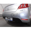 P043A GALIA Полностью оцинкованный фаркоп на Peugeot 508 седан, кроме GT 2011-2019. Подрозетник убирается за бампер. Тип шара: A. Невидимый вырез бампера. Нагрузки: 1900/75 кг, масса фаркопа 22,22 кг