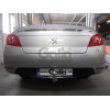 P043A GALIA Полностью оцинкованный фаркоп на Peugeot 508 седан, кроме GT 2011-2019. Подрозетник убирается за бампер. Тип шара: A. Невидимый вырез бампера. Нагрузки: 1900/75 кг, масса фаркопа 22,22 кг