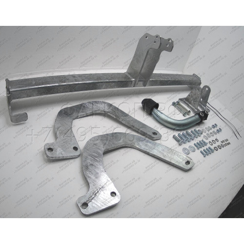 P043A GALIA Полностью оцинкованный фаркоп на Peugeot 508 седан, кроме GT 2011-2019. Подрозетник убирается за бампер. Тип шара: A. Невидимый вырез бампера. Нагрузки: 1900/75 кг, масса фаркопа 22,22 кг