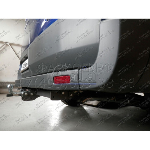 F125A GALIA Полностью оцинкованный фаркоп на Ford Tourneo 2013-, Ford Transit 2013-. Тип шара: A. Установка без снятия и выреза бампера. Нагрузки: 3500/140 кг, масса фаркопа 20,02 кг