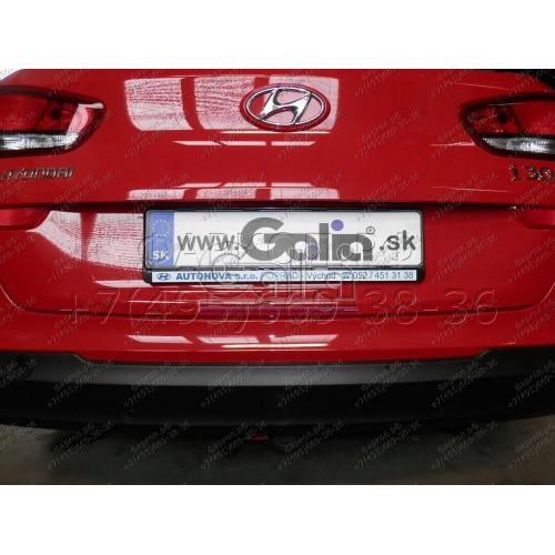H100C GALIA Полностью оцинкованный фаркоп на Kia Ceed универсал, в т.ч. дизель, в т.ч. GT-Line, в т.ч. hybrid 2018-, Hyundai i30 универсал, в т.ч. дизель, в т.ч. GT-Line, в т.ч. hybrid 2017-. Тип шара: C (горизонтальный съемный). Установка без снятия и вы