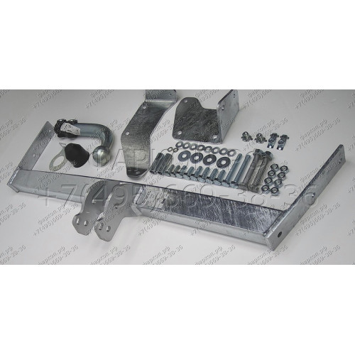 R015A GALIA Полностью оцинкованный фаркоп на Renault Megane I седан 1996-2003. Тип шара: A. Установка без снятия и выреза бампера. Нагрузки: 1350/65 кг, масса фаркопа 14,25 кг