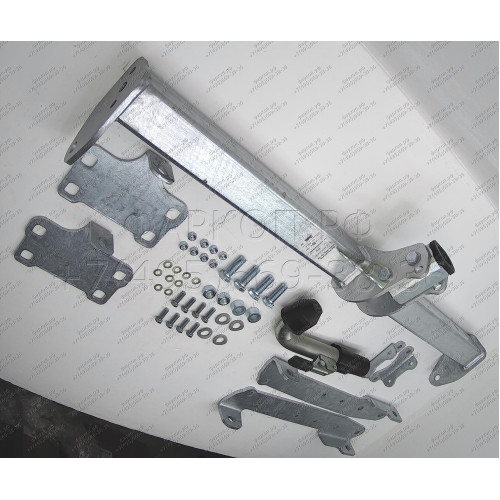 R050C GALIA Полностью оцинкованный фаркоп на Land Rover Range Rover III 2002-2013. Тип шара: C (горизонтальный съемный). Без выреза бампера. Нагрузки: 3500/150 кг, масса фаркопа 26,85 кг