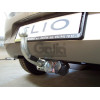 R080A GALIA Полностью оцинкованный фаркоп на Renault Clio хетчбек 5 дверей 2005-2012 установка без снятия и выреза бампера, Renault Clio IV хетчбек 5 дверей 2012-2019 невидимый вырез бампера. Тип шара: A. Нагрузки: 1300/75 кг, масса фаркопа 13,32 кг