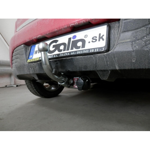 R080A GALIA Полностью оцинкованный фаркоп на Renault Clio хетчбек 5 дверей 2005-2012 установка без снятия и выреза бампера, Renault Clio IV хетчбек 5 дверей 2012-2019 невидимый вырез бампера. Тип шара: A. Нагрузки: 1300/75 кг, масса фаркопа 13,32 кг