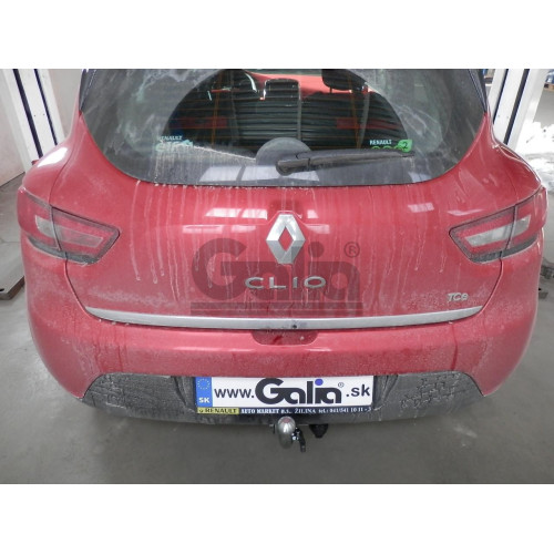 R080A GALIA Полностью оцинкованный фаркоп на Renault Clio хетчбек 5 дверей 2005-2012 установка без снятия и выреза бампера, Renault Clio IV хетчбек 5 дверей 2012-2019 невидимый вырез бампера. Тип шара: A. Нагрузки: 1300/75 кг, масса фаркопа 13,32 кг