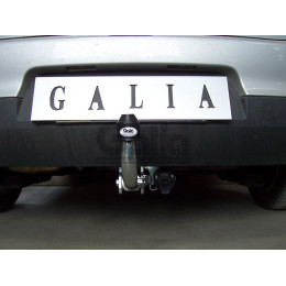 R087A GALIA Полностью оцинкованный фаркоп на Renault Megane III хетчбек 5 дверей 2008-2016, Renault Scenic III 2010-2016. Подрозетник убирается за бампер. Тип шара: A. Без в
