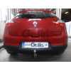 R087A GALIA Полностью оцинкованный фаркоп на Renault Megane III хетчбек 5 дверей 2008-2016, Renault Scenic III 2010-2016. Подрозетник убирается за бампер. Тип шара: A. Без выреза бампера. Нагрузки: 1300/75 кг, масса фаркопа 16,72 кг