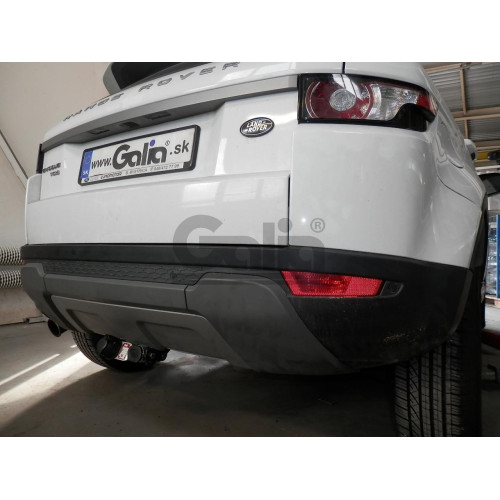 R093A GALIA Полностью оцинкованный фаркоп на Land Rover Range Rover Evoque 2011-2019. Тип шара: A. Невидимый вырез бампера. Нагрузки: 2000/125 кг, масса фаркопа 14,72 кг