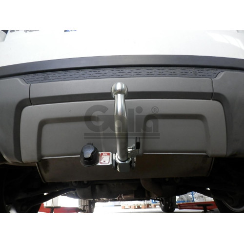 R093A GALIA Полностью оцинкованный фаркоп на Land Rover Range Rover Evoque 2011-2019. Тип шара: A. Невидимый вырез бампера. Нагрузки: 2000/125 кг, масса фаркопа 14,72 кг