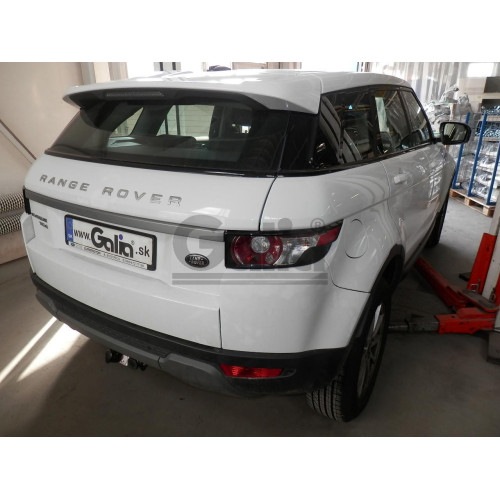 R093A GALIA Полностью оцинкованный фаркоп на Land Rover Range Rover Evoque 2011-2019. Тип шара: A. Невидимый вырез бампера. Нагрузки: 2000/125 кг, масса фаркопа 14,72 кг