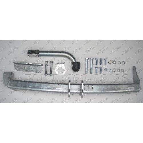 R093A GALIA Полностью оцинкованный фаркоп на Land Rover Range Rover Evoque 2011-2019. Тип шара: A. Невидимый вырез бампера. Нагрузки: 2000/125 кг, масса фаркопа 14,72 кг