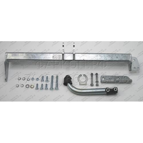 R093A GALIA Полностью оцинкованный фаркоп на Land Rover Range Rover Evoque 2011-2019. Тип шара: A. Невидимый вырез бампера. Нагрузки: 2000/125 кг, масса фаркопа 14,72 кг
