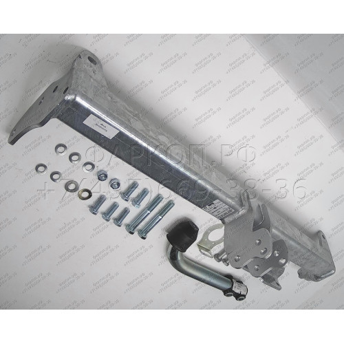 R093A GALIA Полностью оцинкованный фаркоп на Land Rover Range Rover Evoque 2011-2019. Тип шара: A. Невидимый вырез бампера. Нагрузки: 2000/125 кг, масса фаркопа 14,72 кг