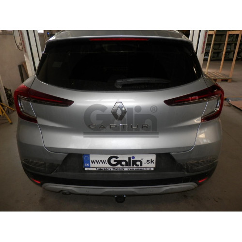 R103A GALIA Полностью оцинкованный фаркоп на Renault Captur (Европейская версия, не Kaptur) 2019-. Тип шара: A. Невидимый вырез бампера. Нагрузки: 1500/80 кг, масса фаркопа 15,52 кг